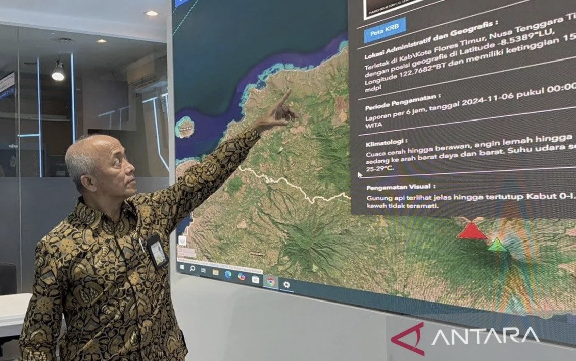 Enam Gunung Api di Indonesia Berstatus Siaga dan Awas